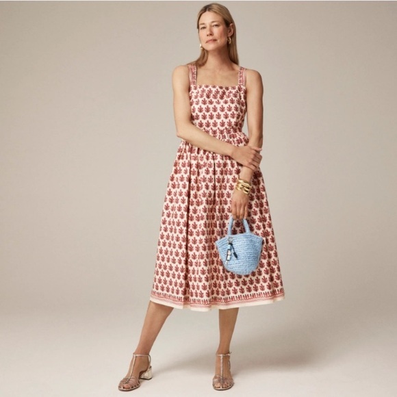 J. Crew Dresses & Skirts - J Crew Dress 8 Apron Red
